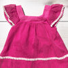 Little Maven Pink Shimmery Dress