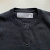 Primary Black Cotton Sweater Cardigan