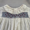 Simply Smocked Embroidered Smocked Button Back Shirt