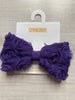 NEW Gymboree Purple Tulle Rosette Hair Bow Size 2" - Sweet Pea & Teddy