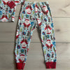 Hanna Andersson Santa Pattern Organic Cotton Pajama Set