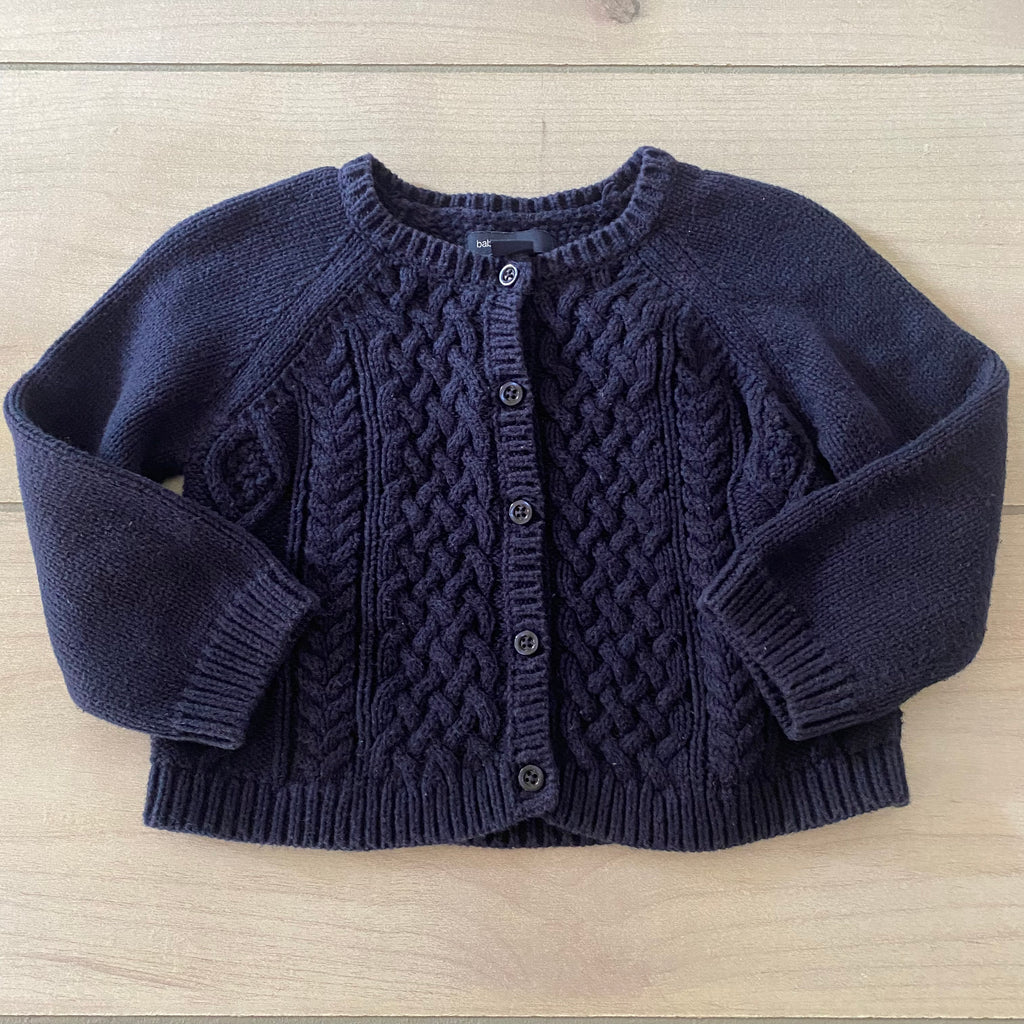 Baby Gap Navy Blue Cardigan Sweater