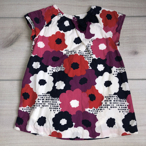 Gymboree Bright Floral Dress - Sweet Pea & Teddy