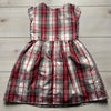 Children's Place Red & Black Plaid Polyester Dress