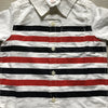 NEW Gymboree Red White & Blue Striped Button Down Shirt - Sweet Pea & Teddy