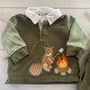 Gymboree Beaver Applique Outfit