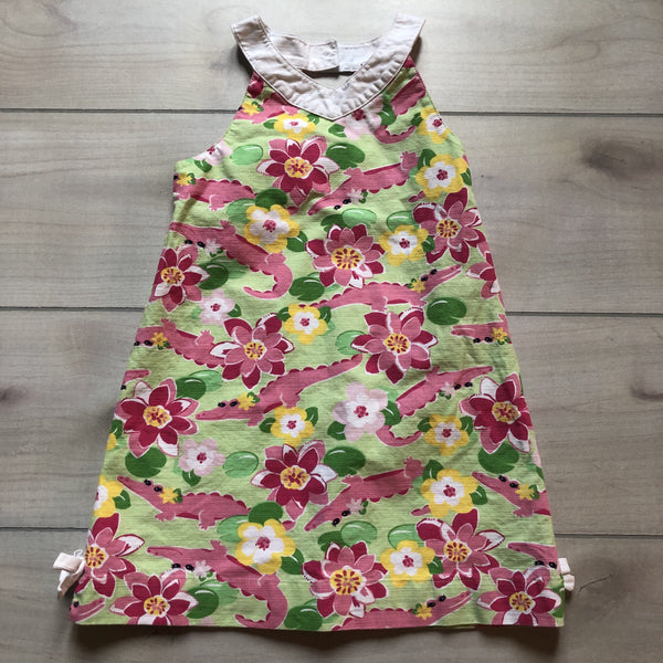 Gymboree Pink Croc Halter Style Dress - Sweet Pea & Teddy